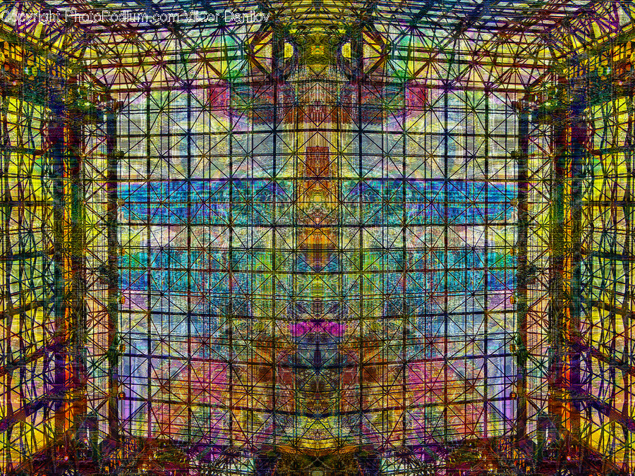 Gate, Art, Stained Glass