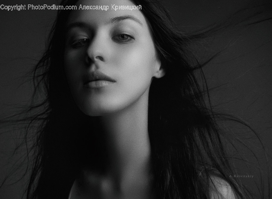 Face, Person, Human, Hair, Black Hair