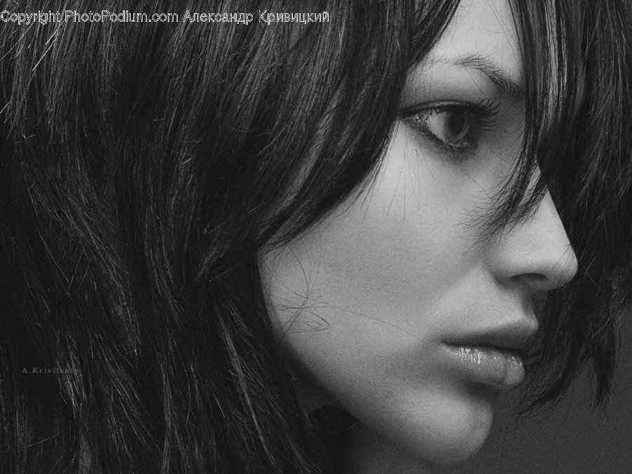 Face, Human, Person, Hair, Black Hair