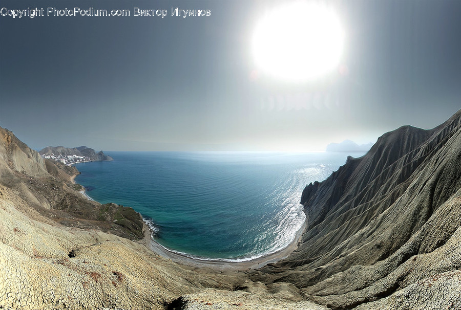 Promontory, Nature, Outdoors, Cliff, Light