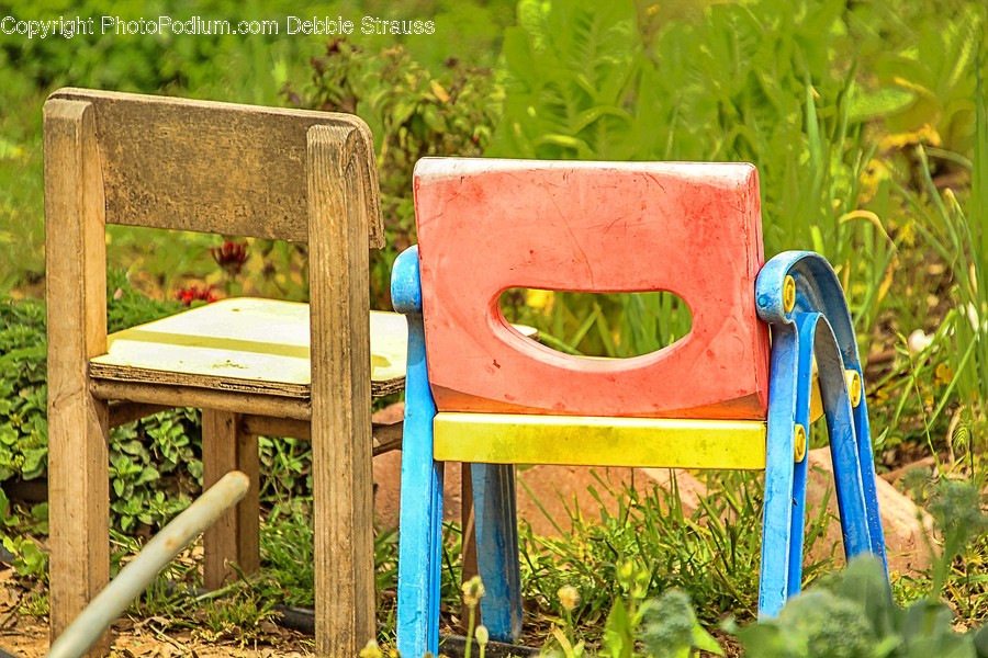Chair, Furniture, Bench, Wood, Tire
