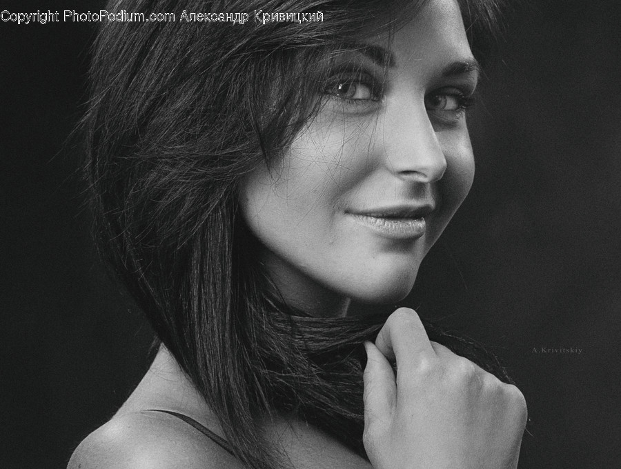 Human, Person, Face, Finger, Hair
