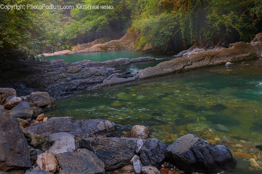 Water, Nature, Rubble, Outdoors, Creek