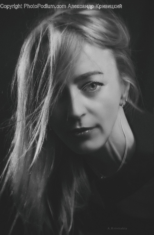 Face, Person, Human, Female, Hair