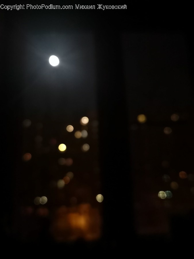 Nature, Outdoors, Light, Flare, Night
