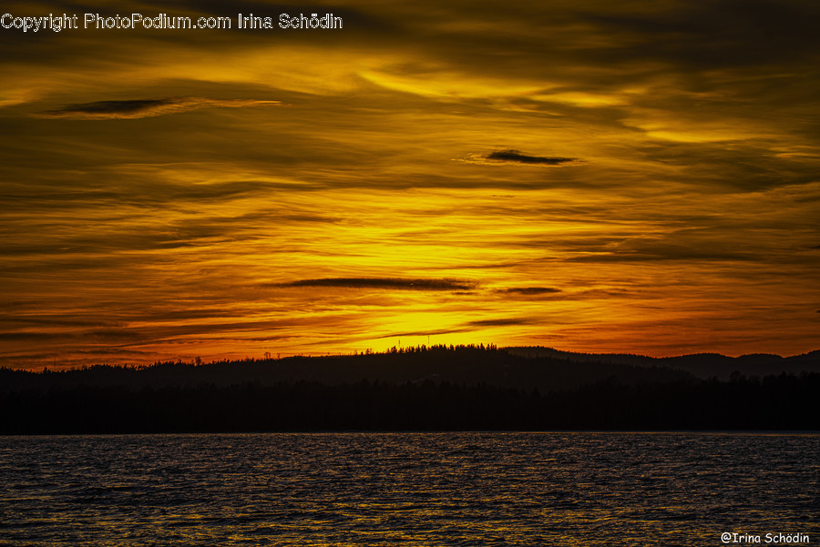 Nature, Outdoors, Sky, Dusk, Red Sky