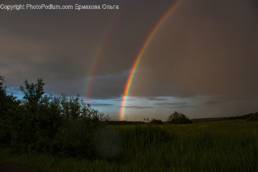 Nature, Outdoors, Sky, Rainbow