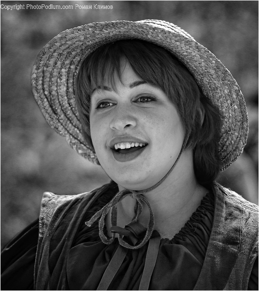 Apparel, Clothing, Hat, Sun Hat, Person