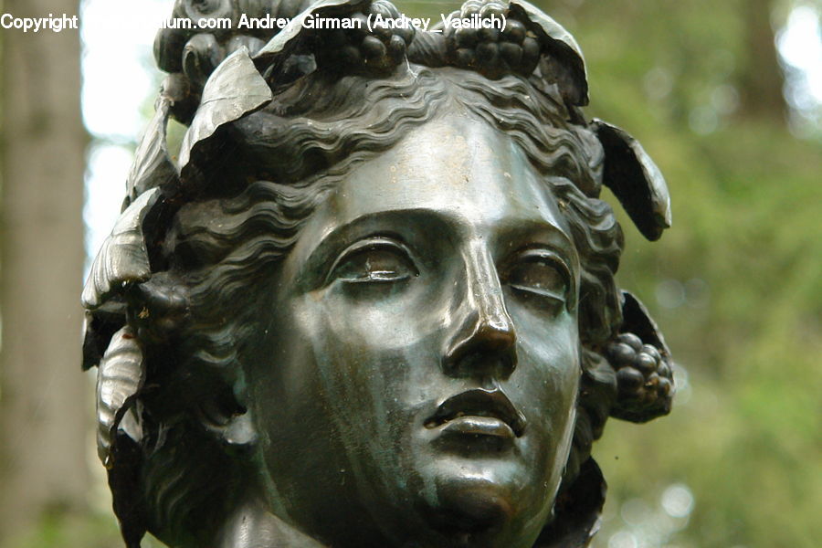 Art, Sculpture, Statue, Bust, Figurine, Head, Portrait