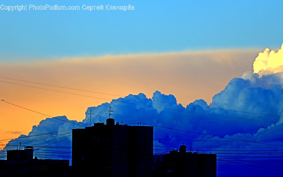 Nature, Outdoors, Cable, Sky, Power Lines
