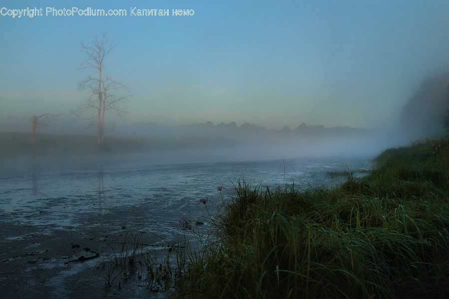 Nature, Weather, Outdoors, Fog, Mist