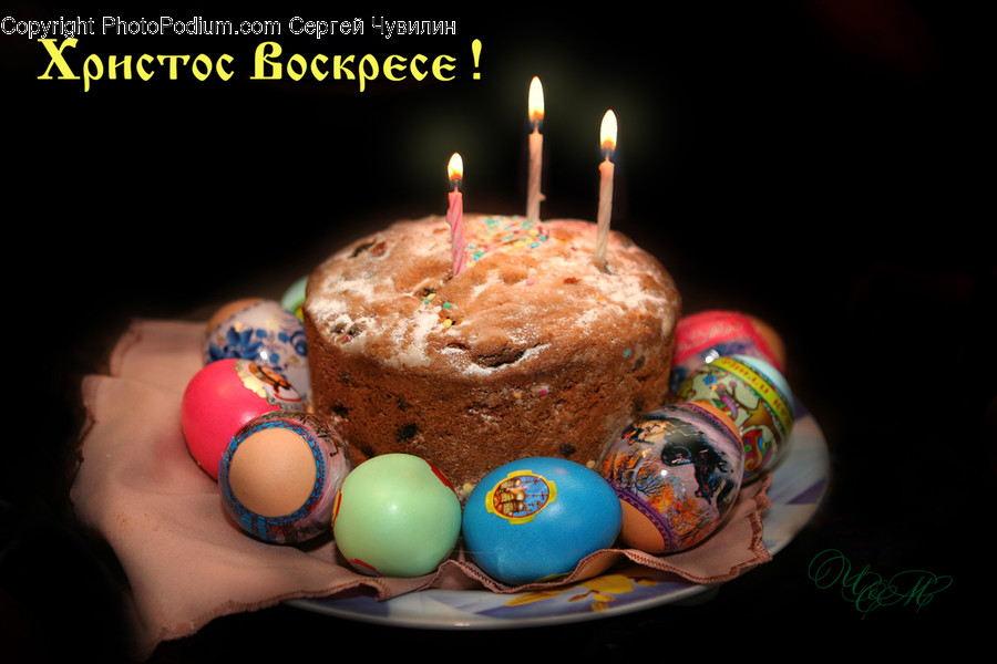 Candle, Dessert, Cake, Birthday Cake, Food