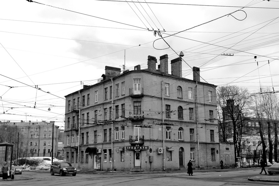 Road, Intersection, Human, Person, Urban