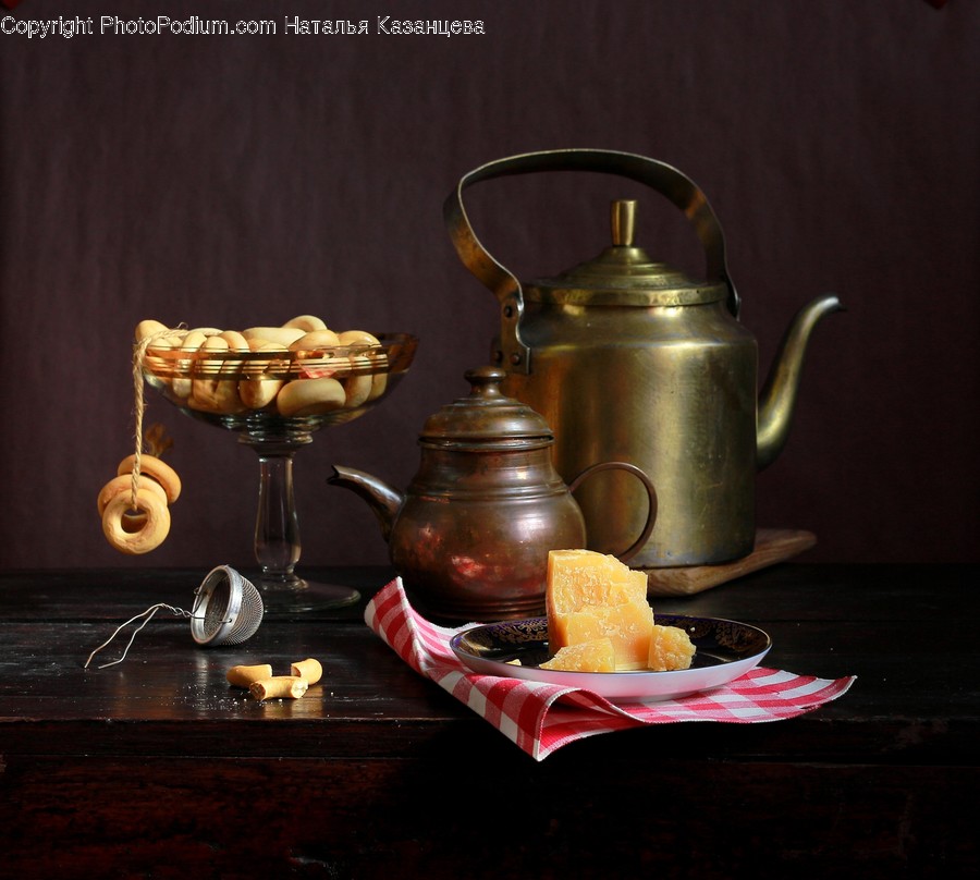 Pottery, Pot, Teapot, Saucer, Jug