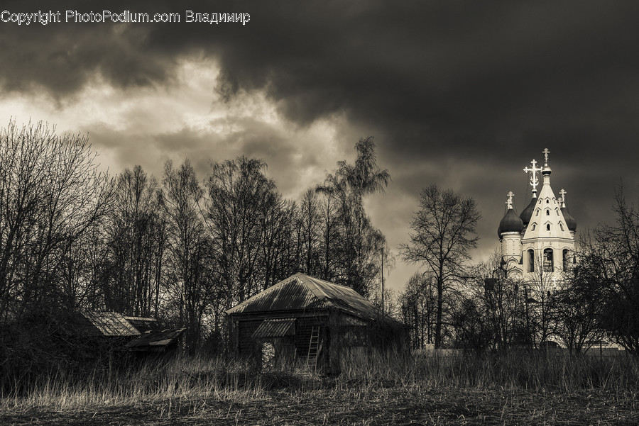 Nature, Outdoors, Building, Hut, Countryside