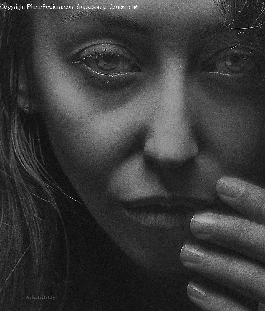 Face, Human, Person, Finger, Portrait