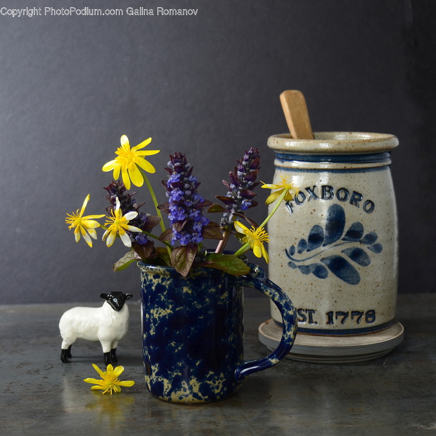 Sheep, Animal, Mammal, Plant, Blossom