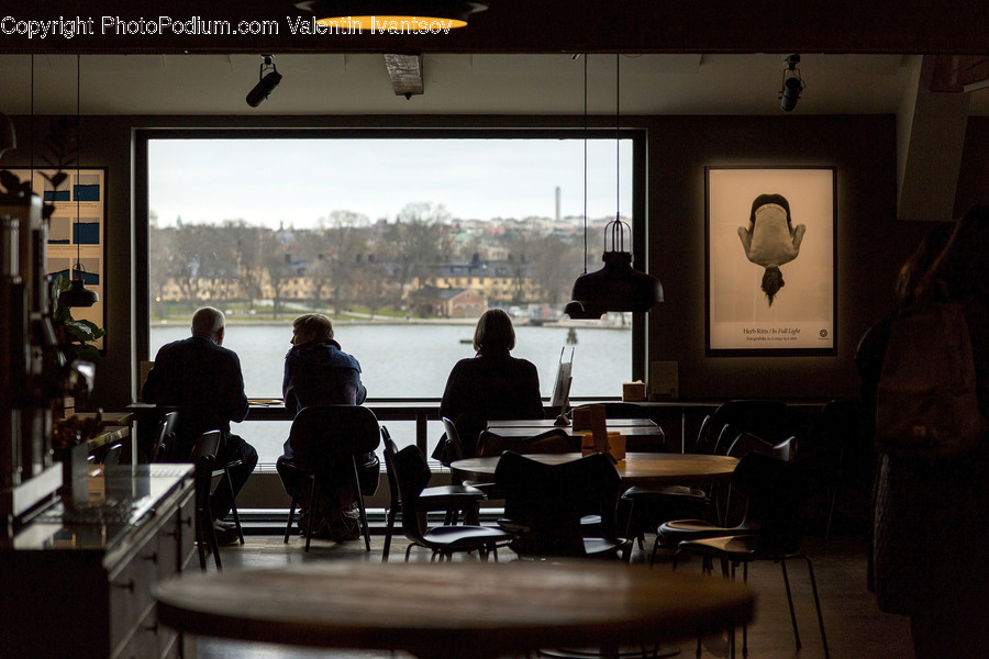 Restaurant, Person, Human, Cafe, Furniture