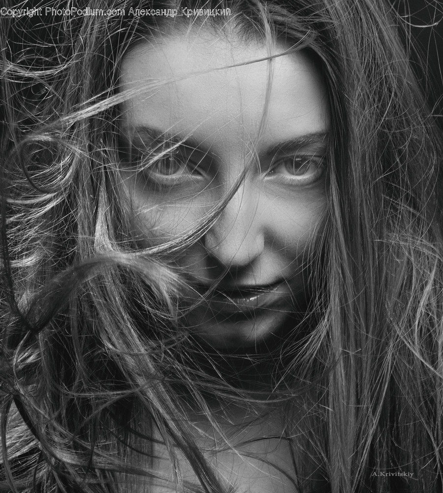 Human, Face, Person, Female, Photo