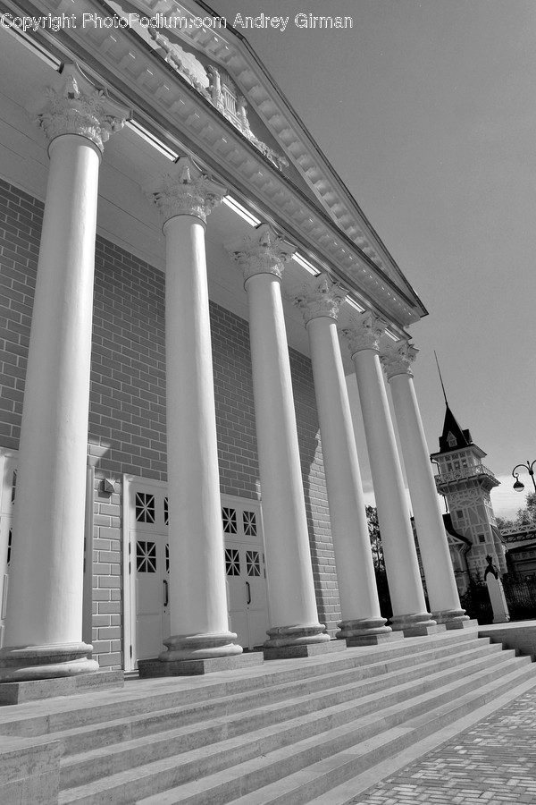 Architecture, Building, Column, Pillar, Dome