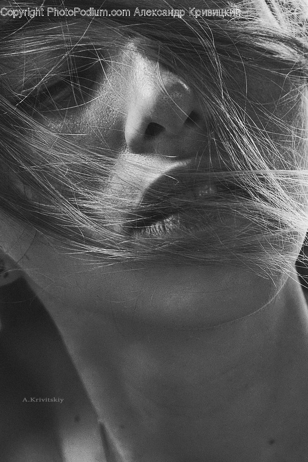 Face, Beard, Hair, Light, Flare