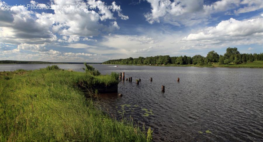 Nature, Water, Outdoors, Reservoir, Weather