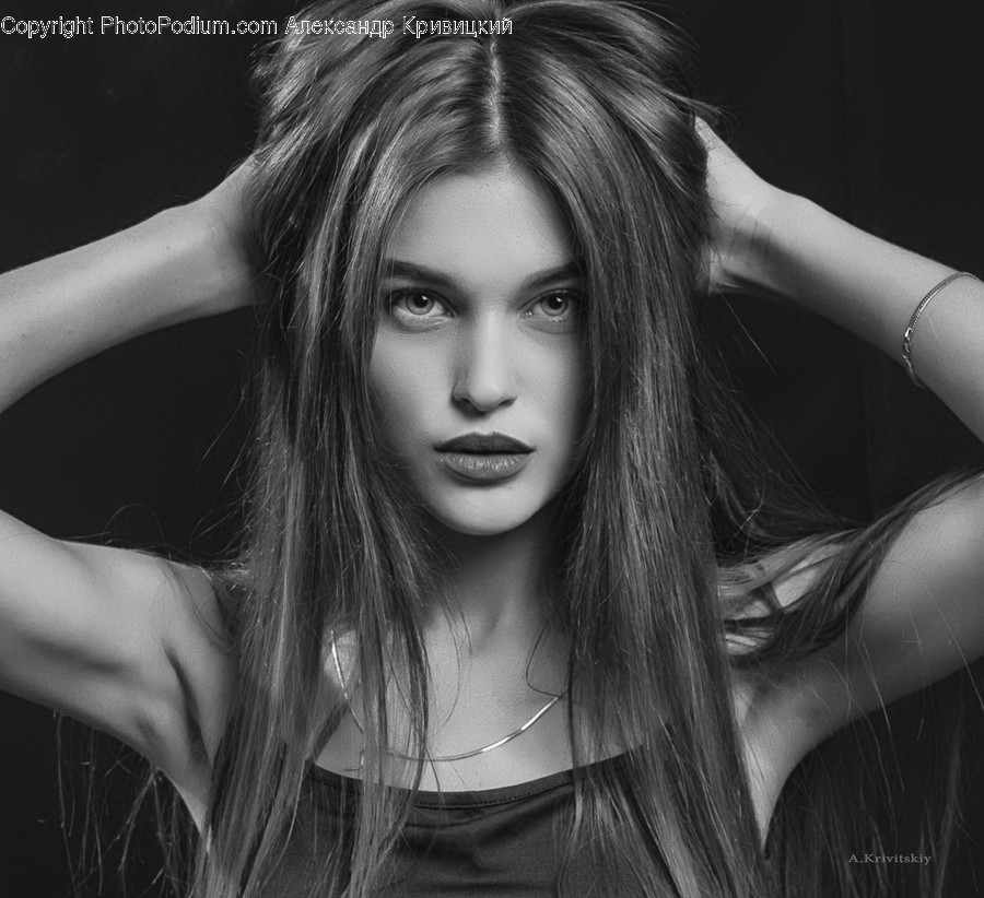 Face, Person, Human, Hair, Finger