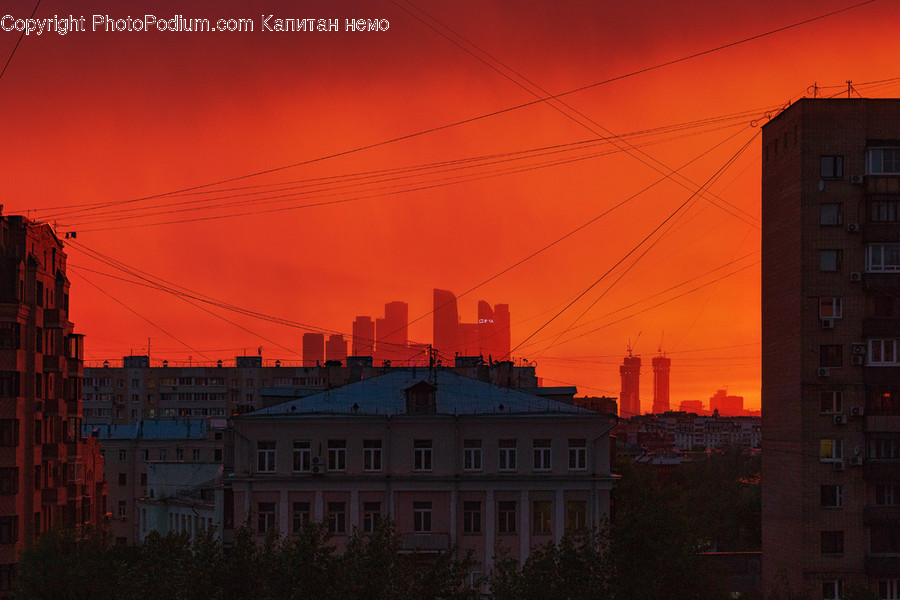 Nature, Outdoors, Red Sky, Dawn, Sunset