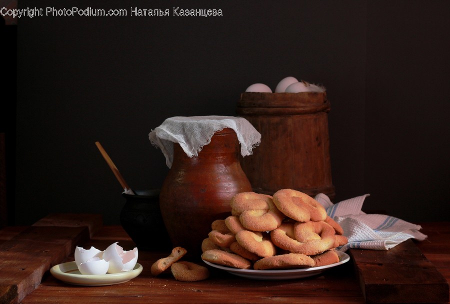 Food, Bread, Bun, Pottery, Coffee Cup