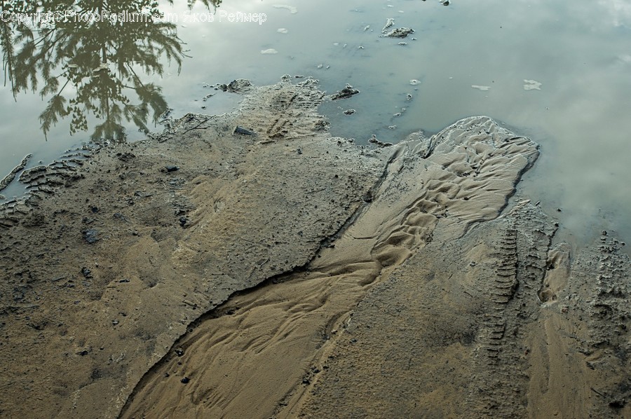 Nature, Outdoors, Water, Land, Puddle