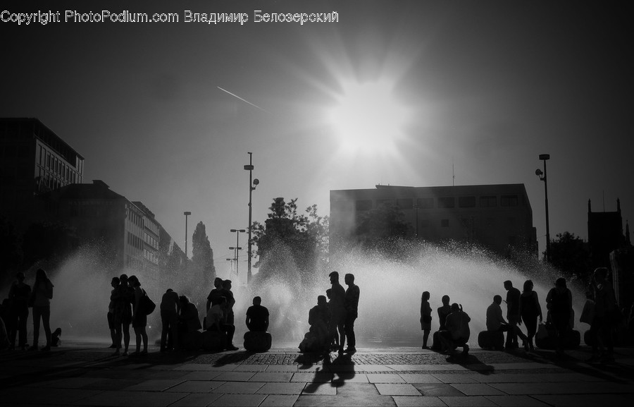 Water, Human, Person, Town, Building
