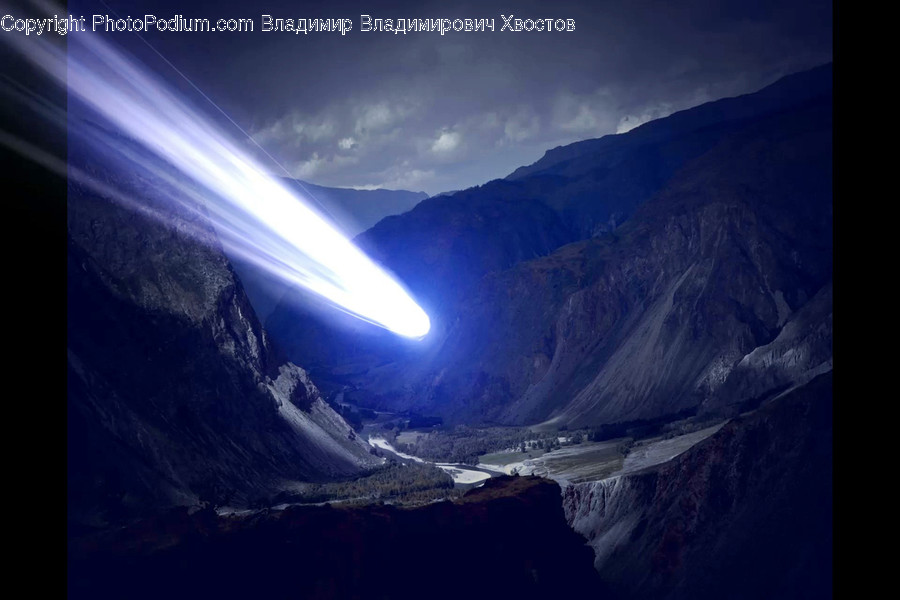 Nature, Outdoors, Space, Comet, Universe