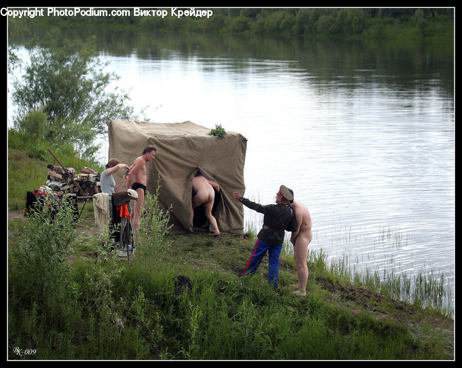 People, Person, Human, Bicycle, Bike, Vehicle, Tent