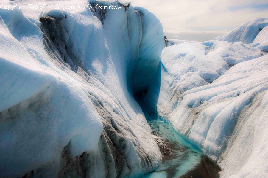 Nature, Mountain, Outdoors, Ice, Snow