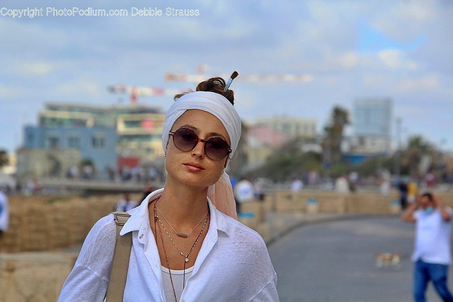 Apparel, Clothing, Person, Human, Sunglasses