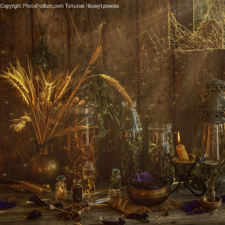 Painting, Art, Furniture, Glass