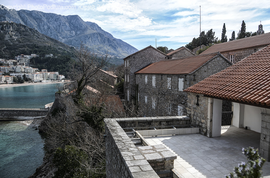 Roof, Promontory, Outdoors, Nature, Tile Roof