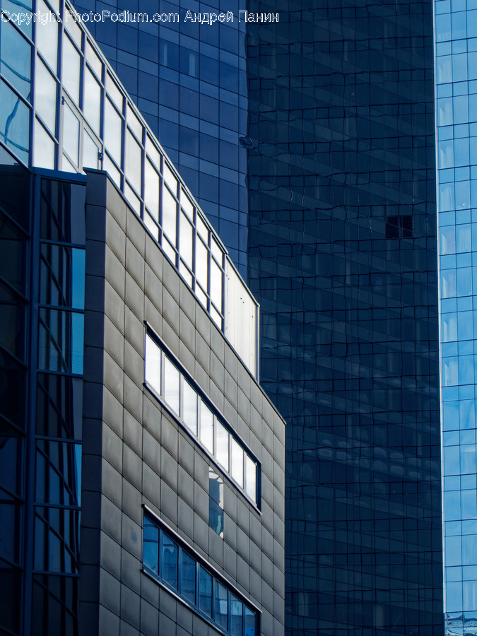 Building, Office Building, High Rise, Urban, Town