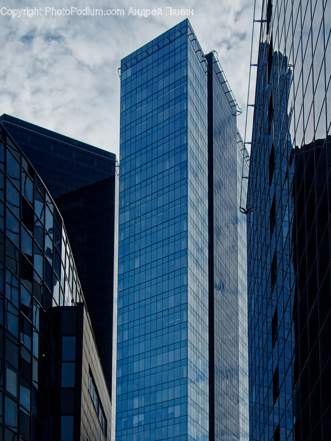 Building, Office Building, Town, Urban, High Rise