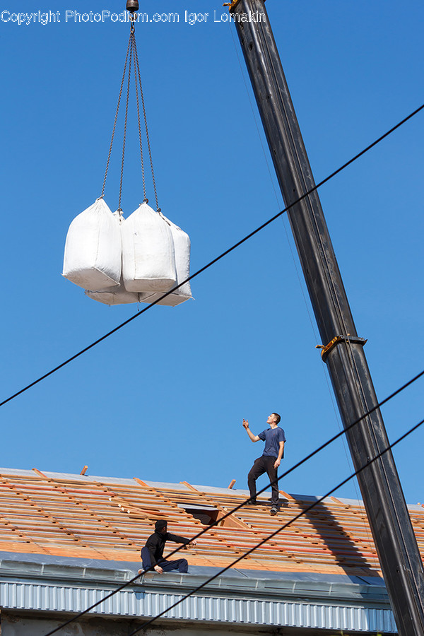 Person, Human, Roof