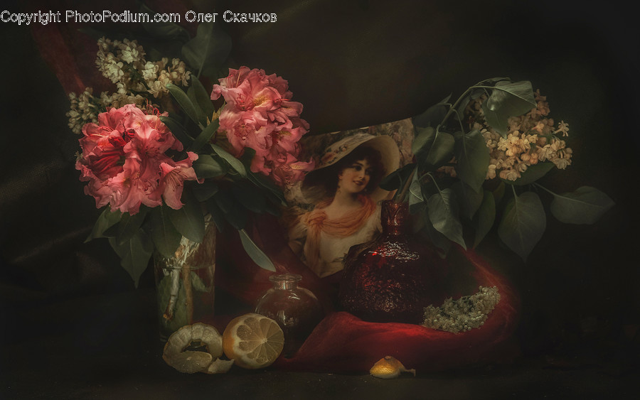 Art, Human, Person, Plant, Painting