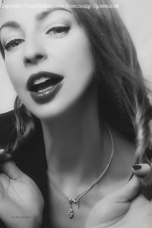 Person, Face, Human, Necklace, Jewelry