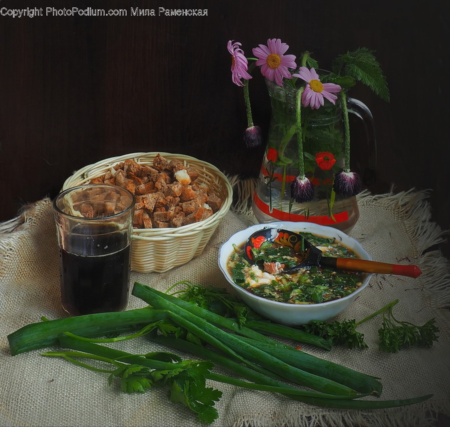 Food, Meal, Plant, Dish, Glass