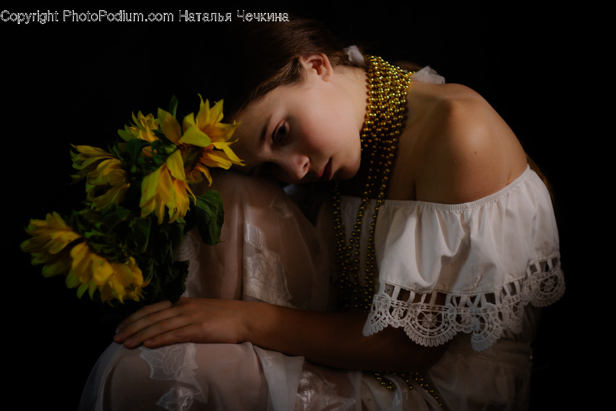 Plant, Person, Human, Flower Bouquet, Flower Arrangement