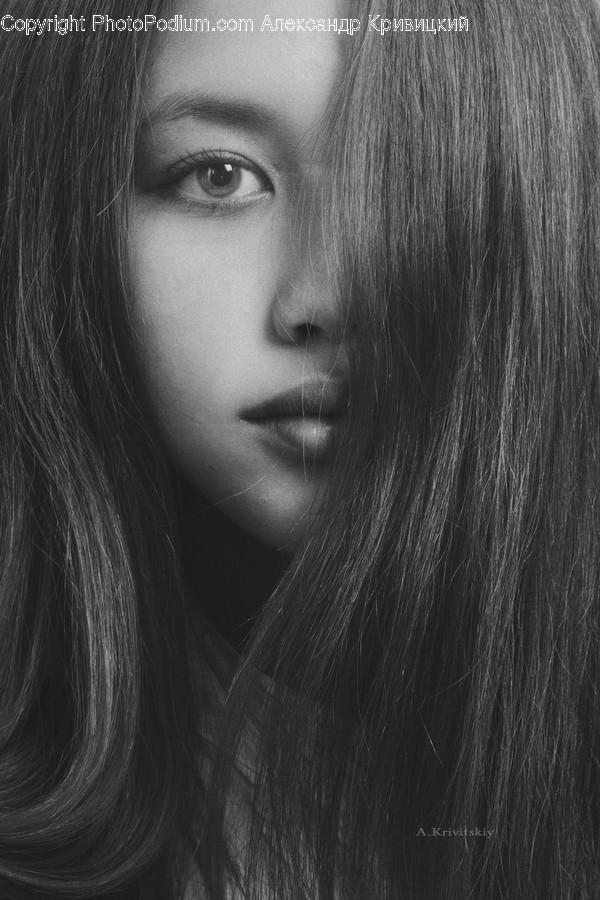 Human, Face, Person, Hair, Black Hair