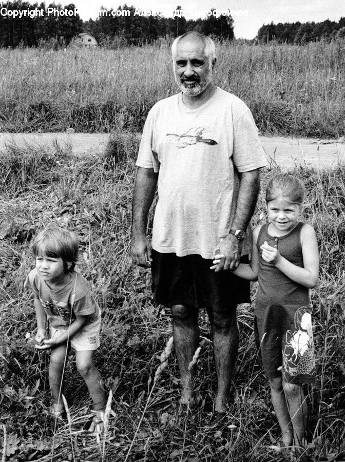 Human, People, Person, Shorts, Countryside, Farm, Field