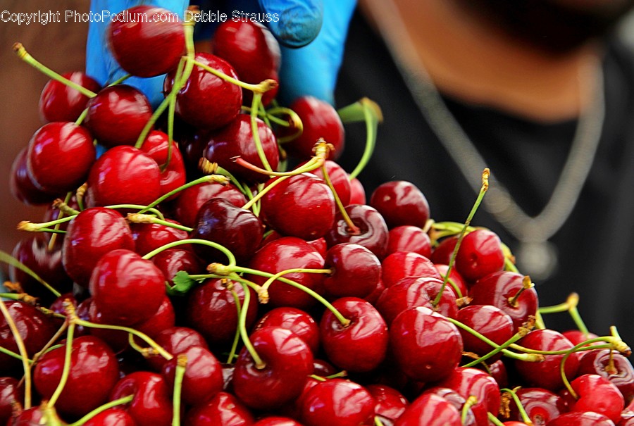 Plant, Food, Fruit, Cherry, Human