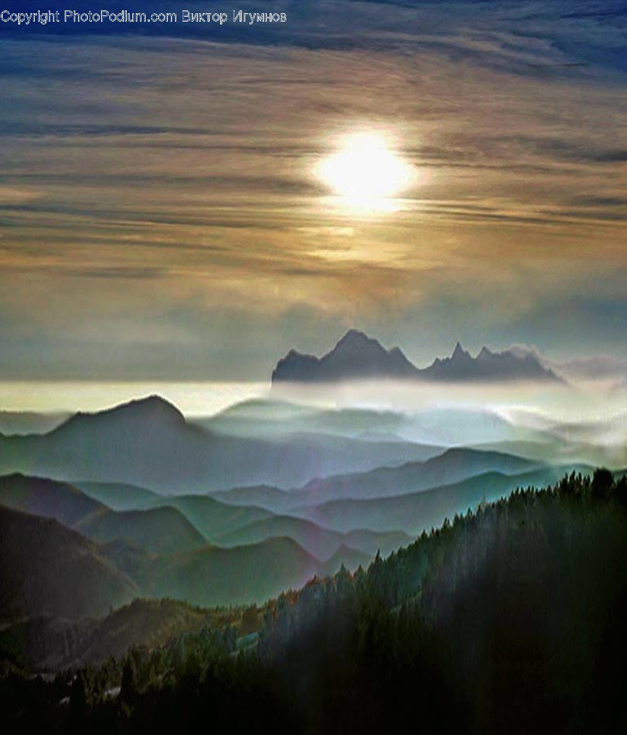 Nature, Outdoors, Light, Flare, Scenery