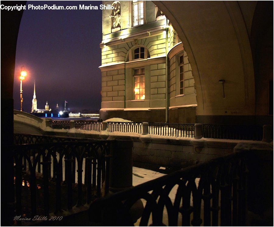 Architecture, Bell Tower, Clock Tower, Tower, Banister, Handrail, Domino