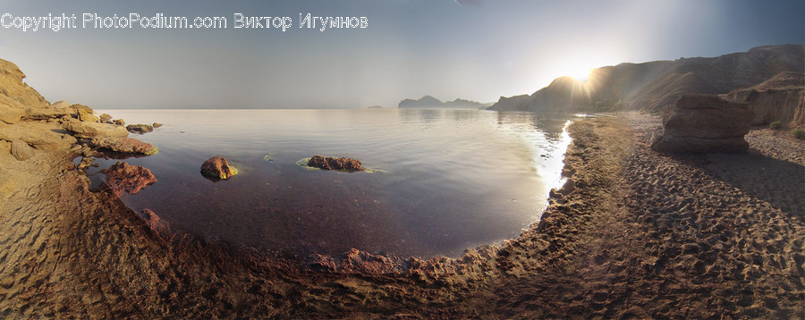Promontory, Nature, Outdoors, Light, Flare
